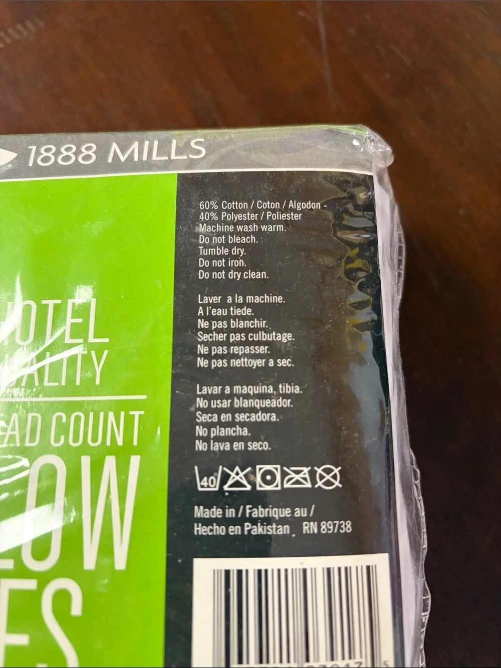 1888 Mills 6 pack white hotel pillow cases